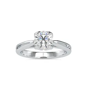 0.50cts. Solitaire Platinum Engagement Ring JL PT 0182