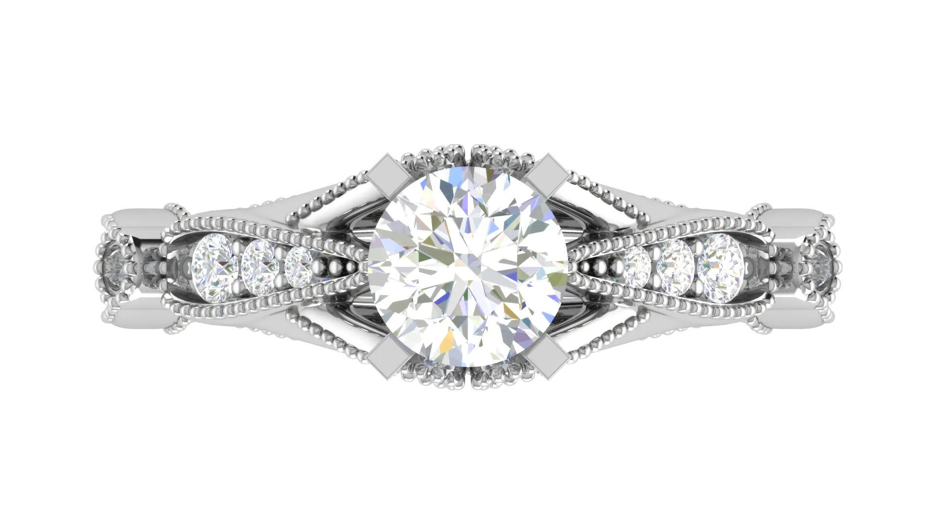 0.70 cts Platinum Solitaire Ring for Women JL PT 1152