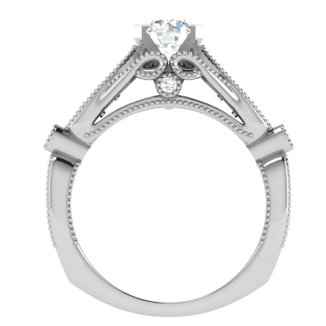 0.70 cts Platinum Solitaire Ring for Women JL PT 1152