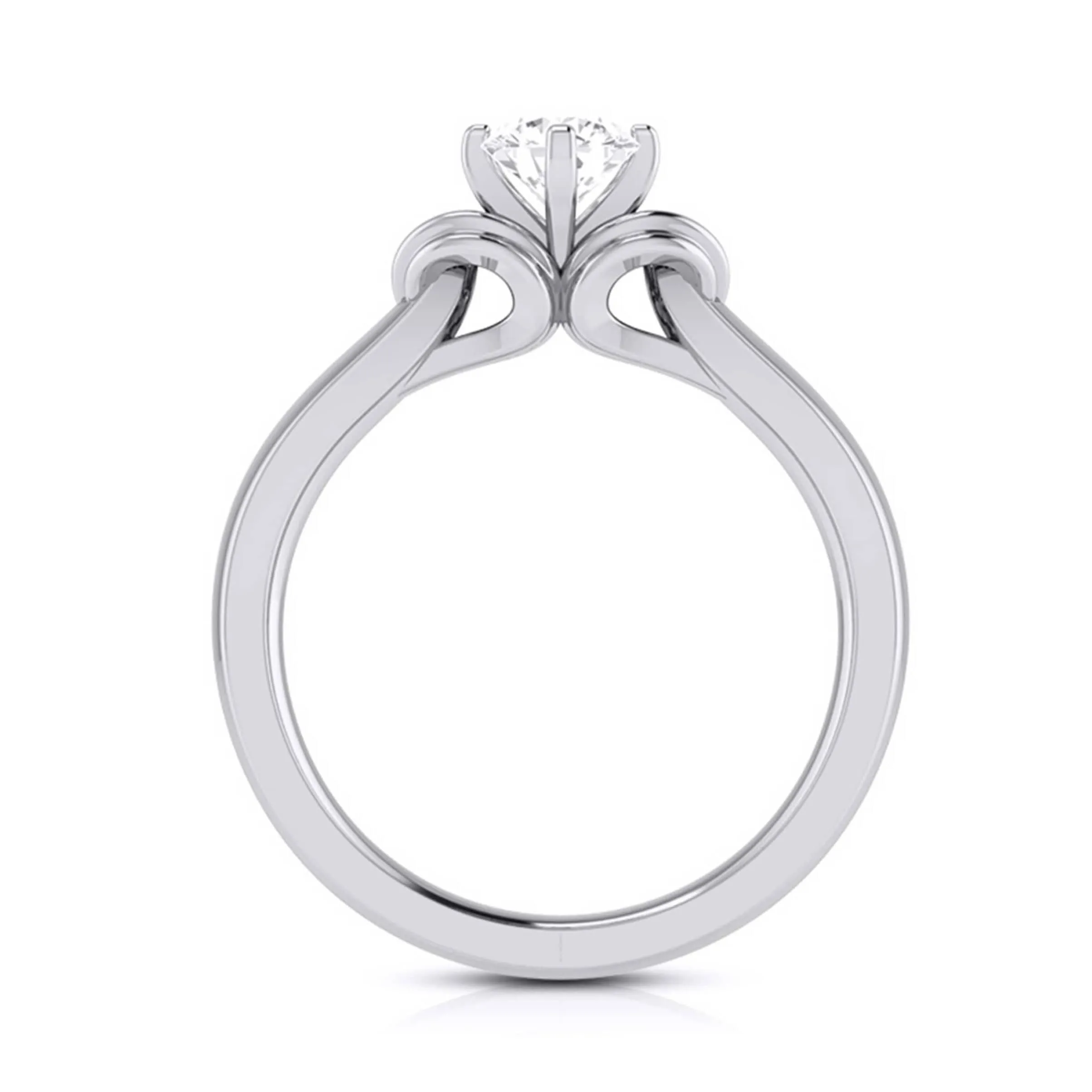 1-Carat Solitaire Platinum Ring for Women JL PT G 114-C