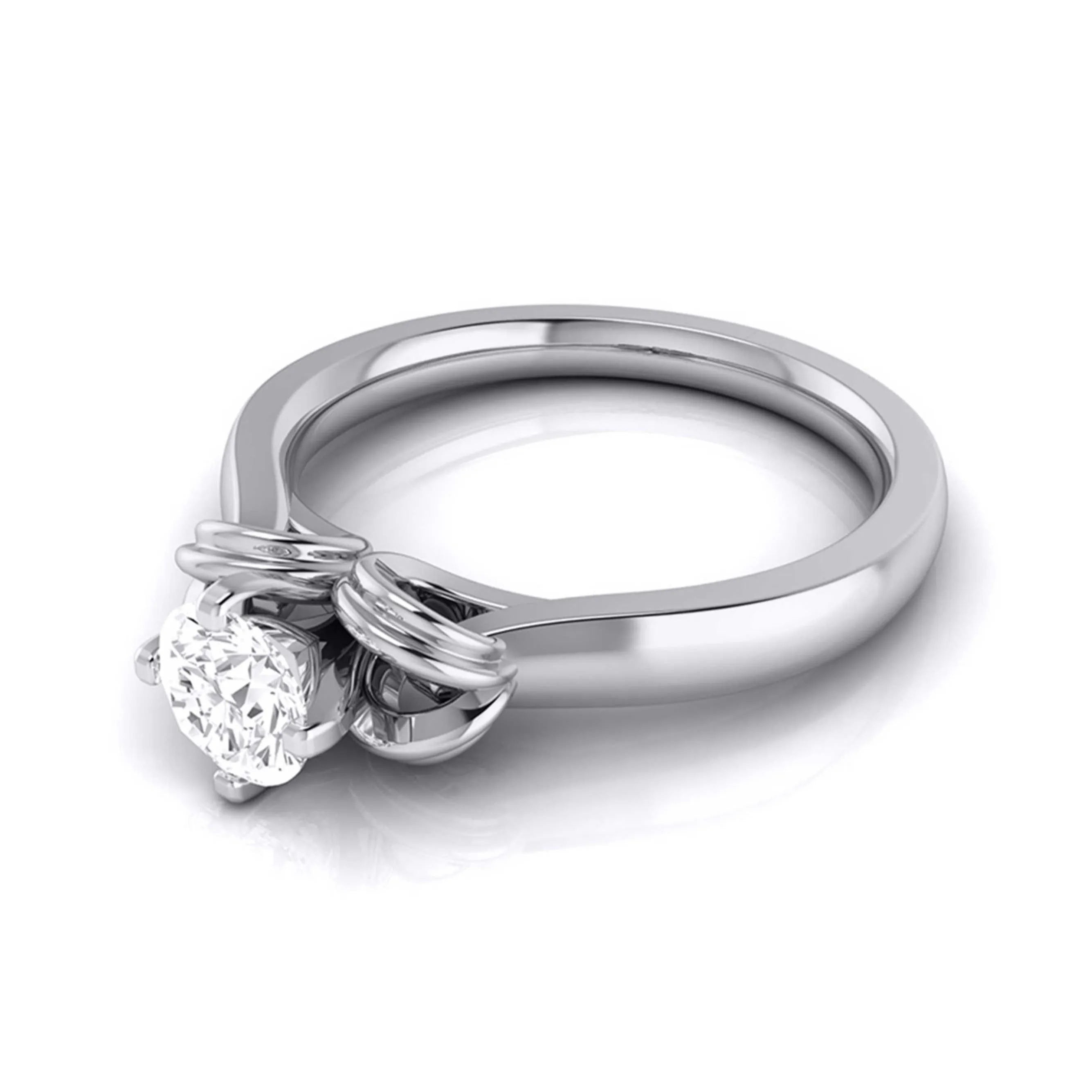 1-Carat Solitaire Platinum Ring for Women JL PT G 114-C