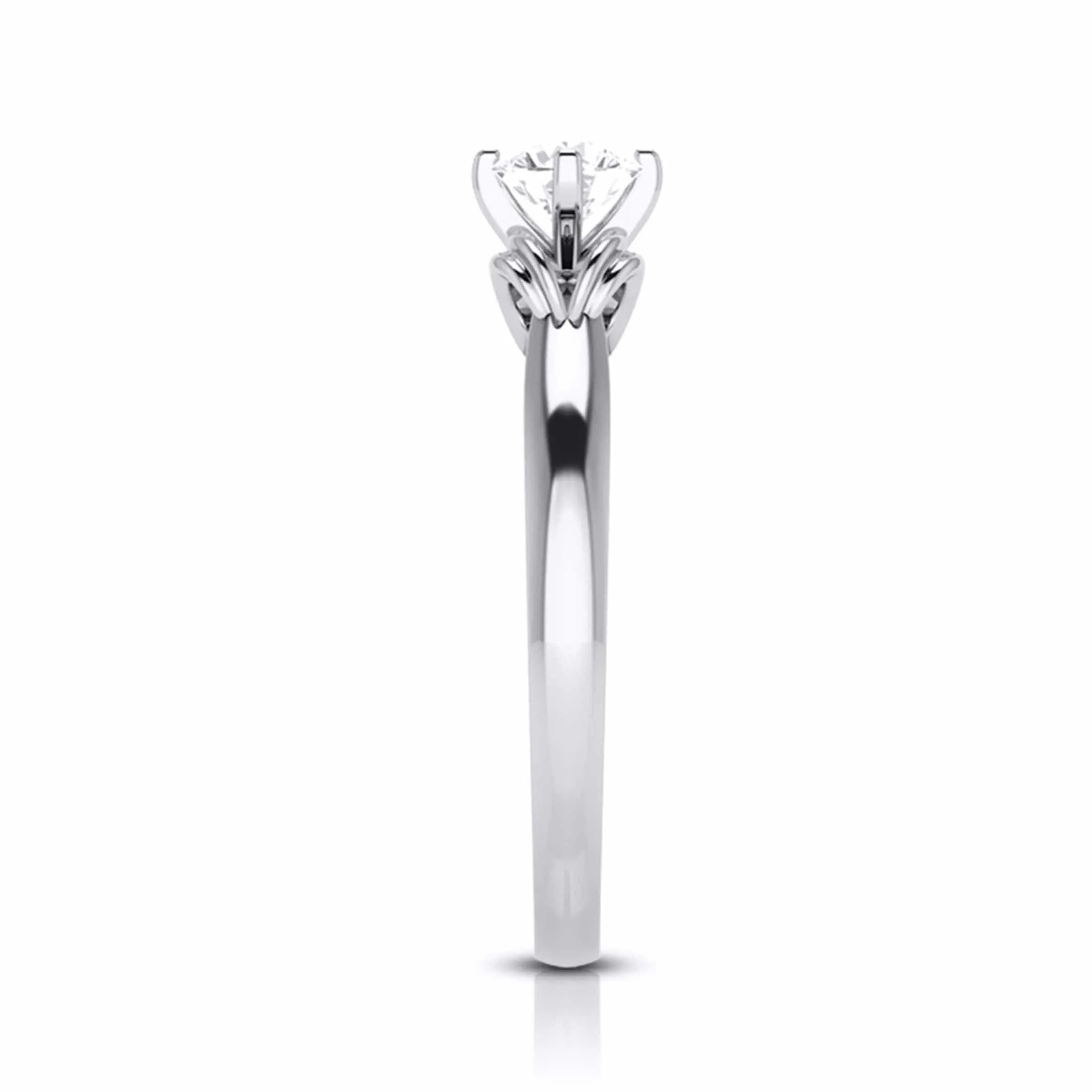 1-Carat Solitaire Platinum Ring for Women JL PT G 114-C