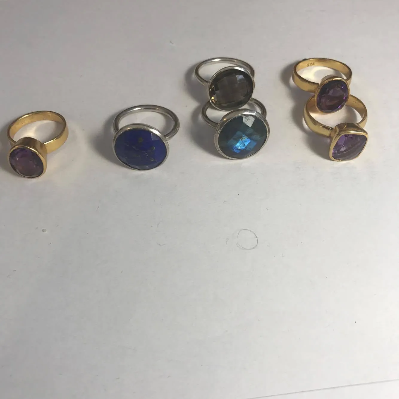 $139 Precious Stone Rings