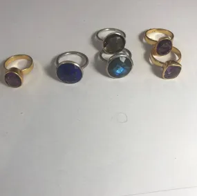 $139 Precious Stone Rings