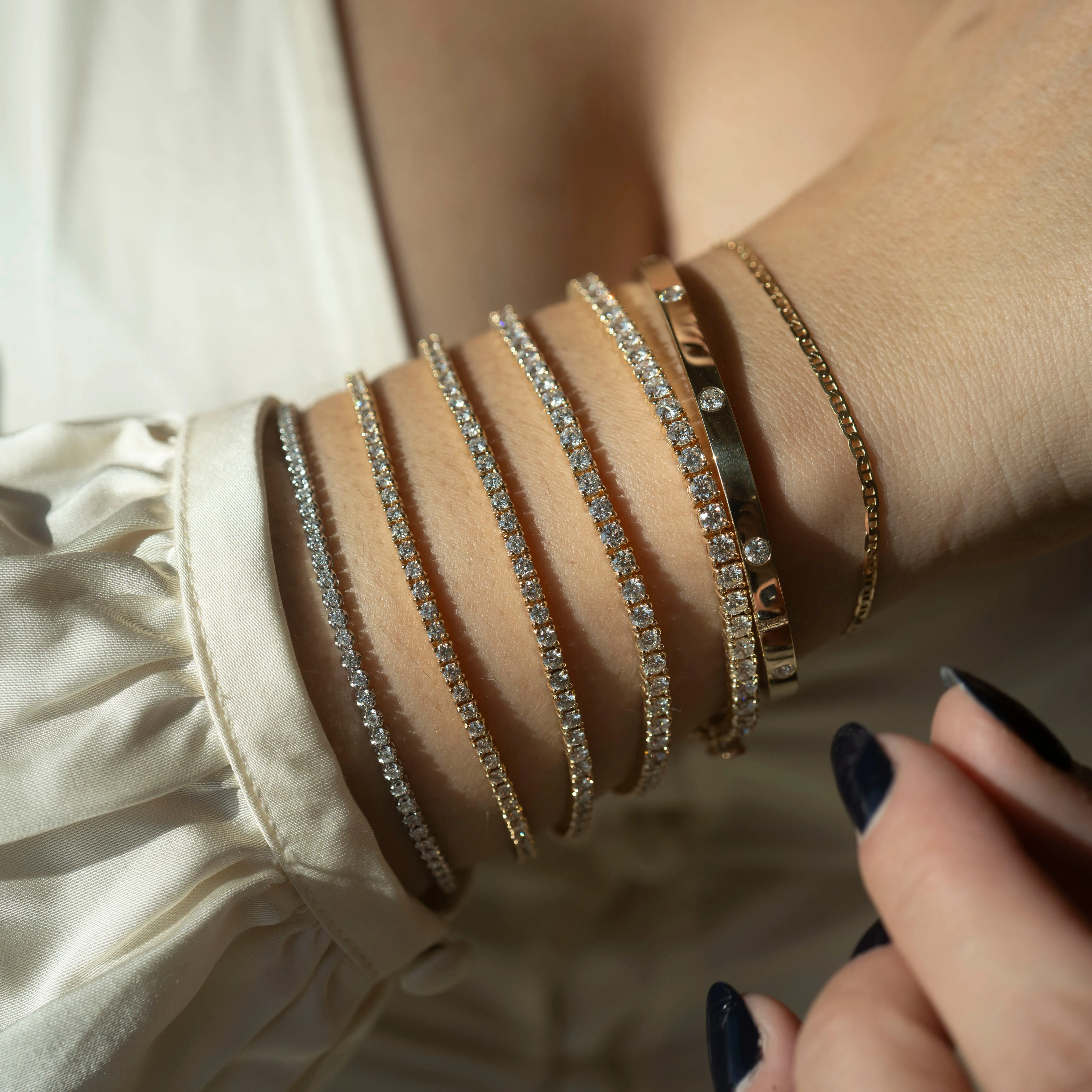 14K Tennis Bracelet | 3 CTW
