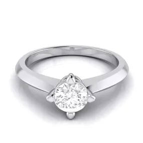 1.50 Carat Platinum Lab Grown Diamond Solitaire Engagement Ring JL PT LG G-121-E
