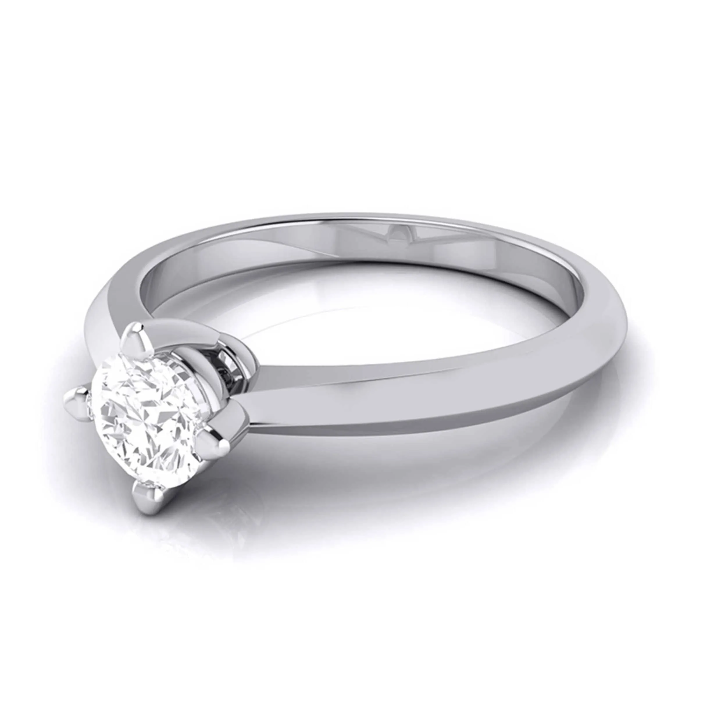 1.50 Carat Platinum Lab Grown Diamond Solitaire Engagement Ring JL PT LG G-121-E