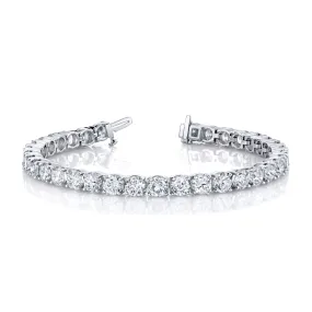 18K White Gold Diamond Tennis Bracelet (16.60ctw)