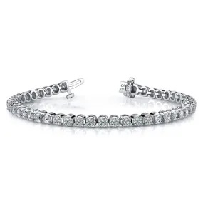 18k White Gold Diamond Tennis Bracelet - 9.5ctw