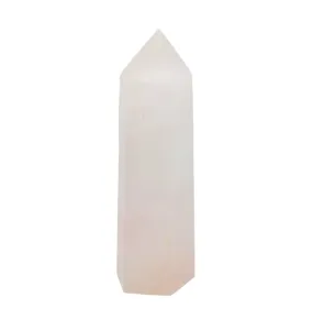 254G Rose Quartz Crystal Tower