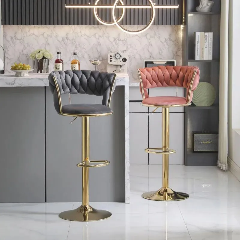 Adjustable Swivel Bar Stools