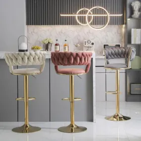 Adjustable Swivel Bar Stools
