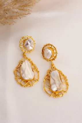 Alice Jali Pearl Earrings