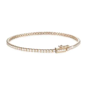 Aligned, TENNIS 2,15 tcw/2mm-18cm, Gold/White