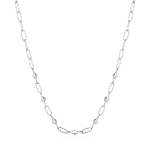 Ania Haie Silver Heavy Spike Necklace