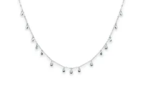 Armagnac Silver Plated Sterling Disc Charm Necklace