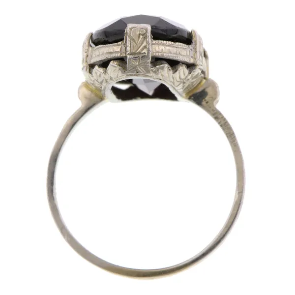Art Deco Garnet Ring