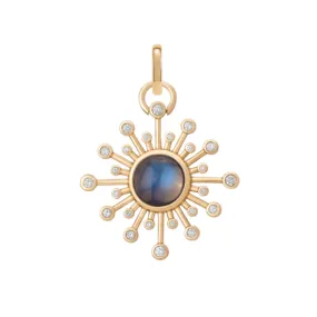 Aurora Moonstone Pendant by Mined   Found