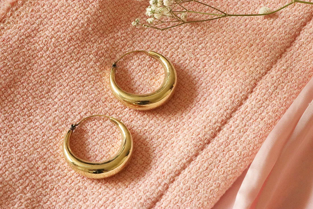 Bold Classic Hoop Earrings