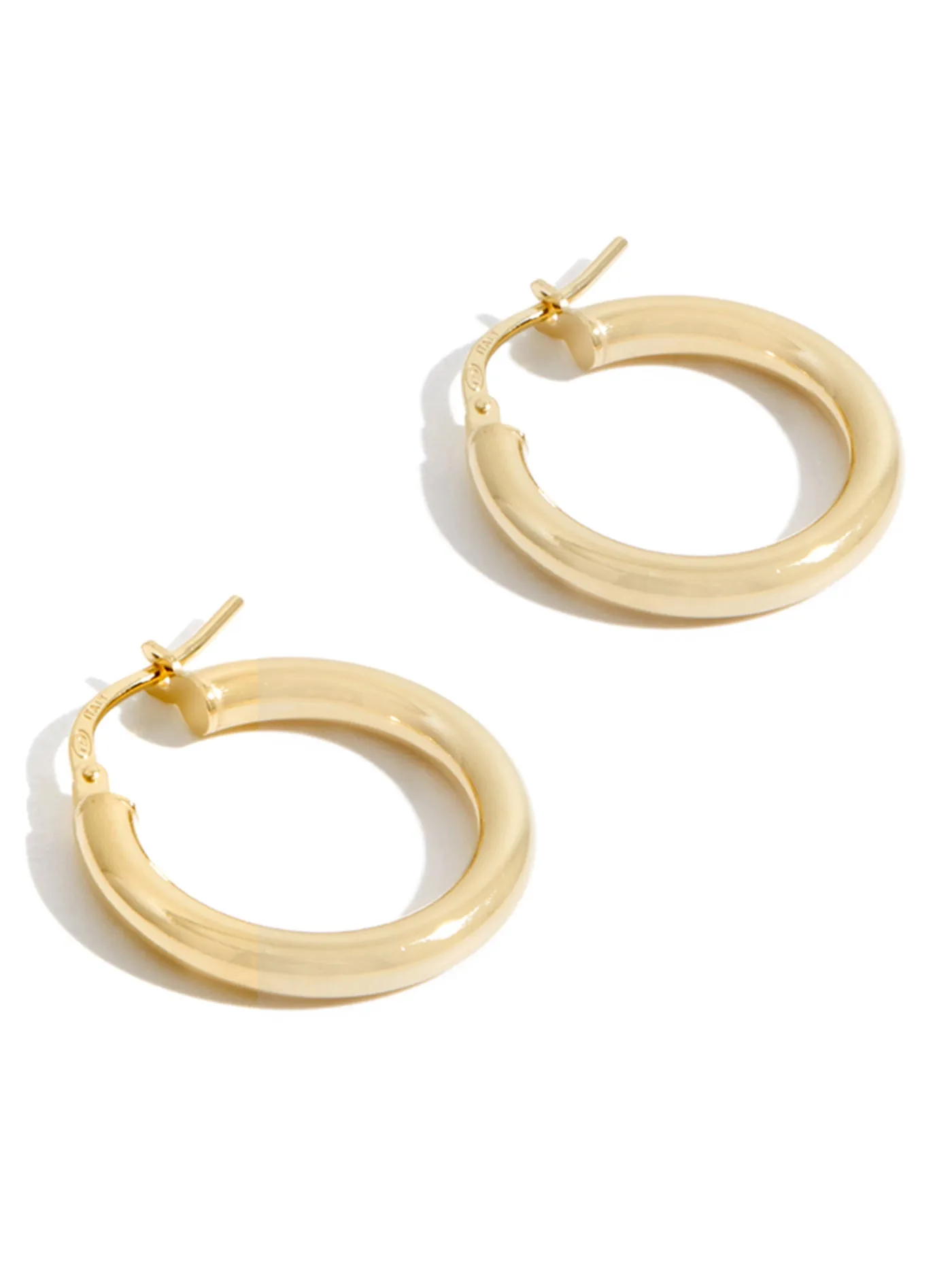 Bold Hoops Earrings In Gold