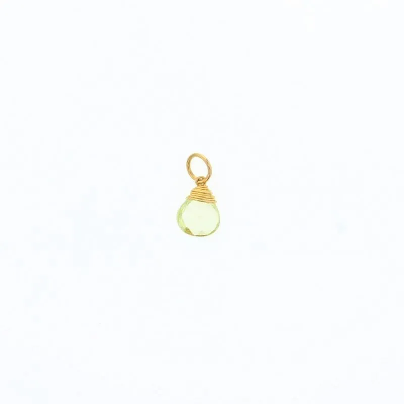 Briolette Stones: 14K Gold Filled / Purple Mystic Topaz