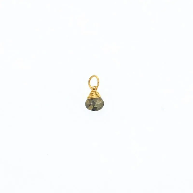 Briolette Stones: 14K Gold Filled / Purple Mystic Topaz