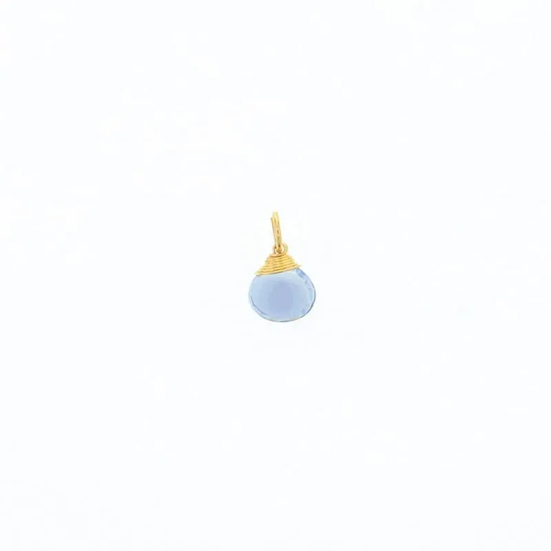Briolette Stones: 14K Gold Filled / Purple Mystic Topaz