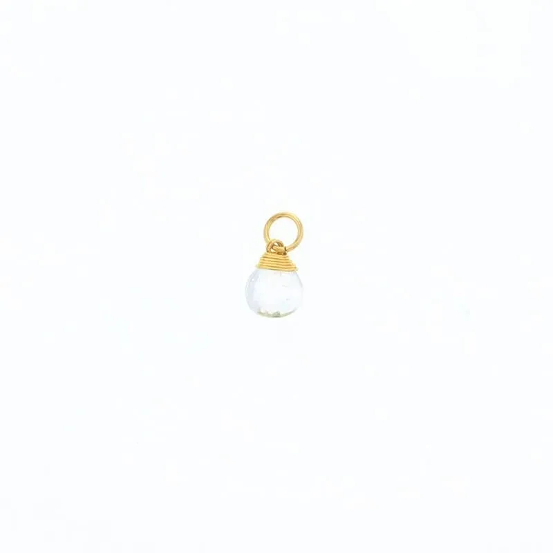 Briolette Stones: 14K Gold Filled / Purple Mystic Topaz