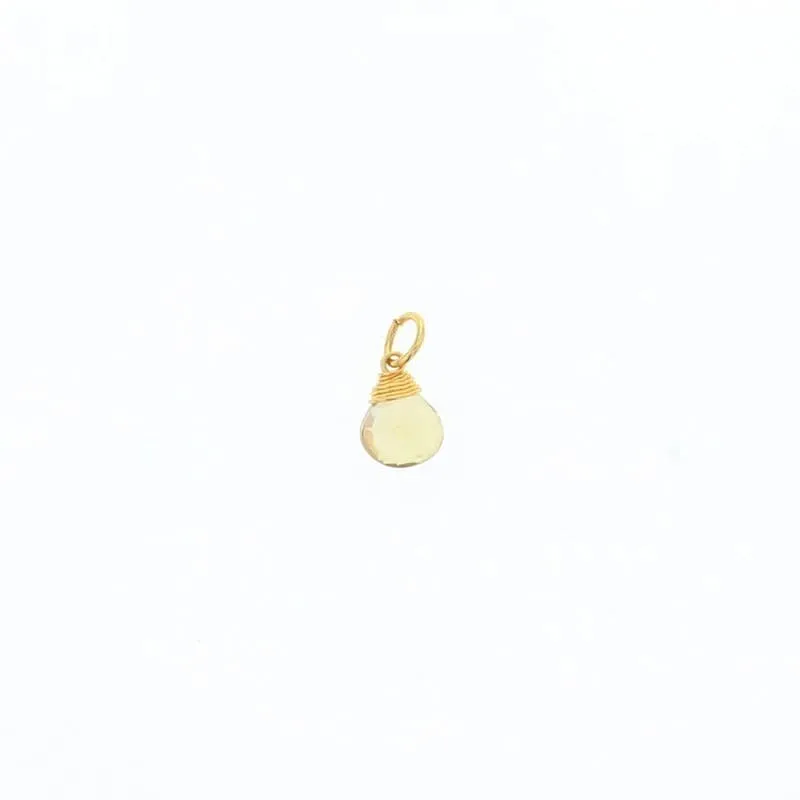 Briolette Stones: 14K Gold Filled / Purple Mystic Topaz