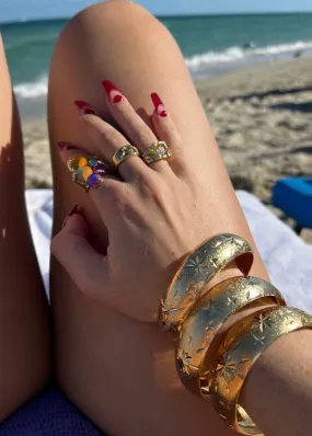 Carmen Bangle Set | Gold 