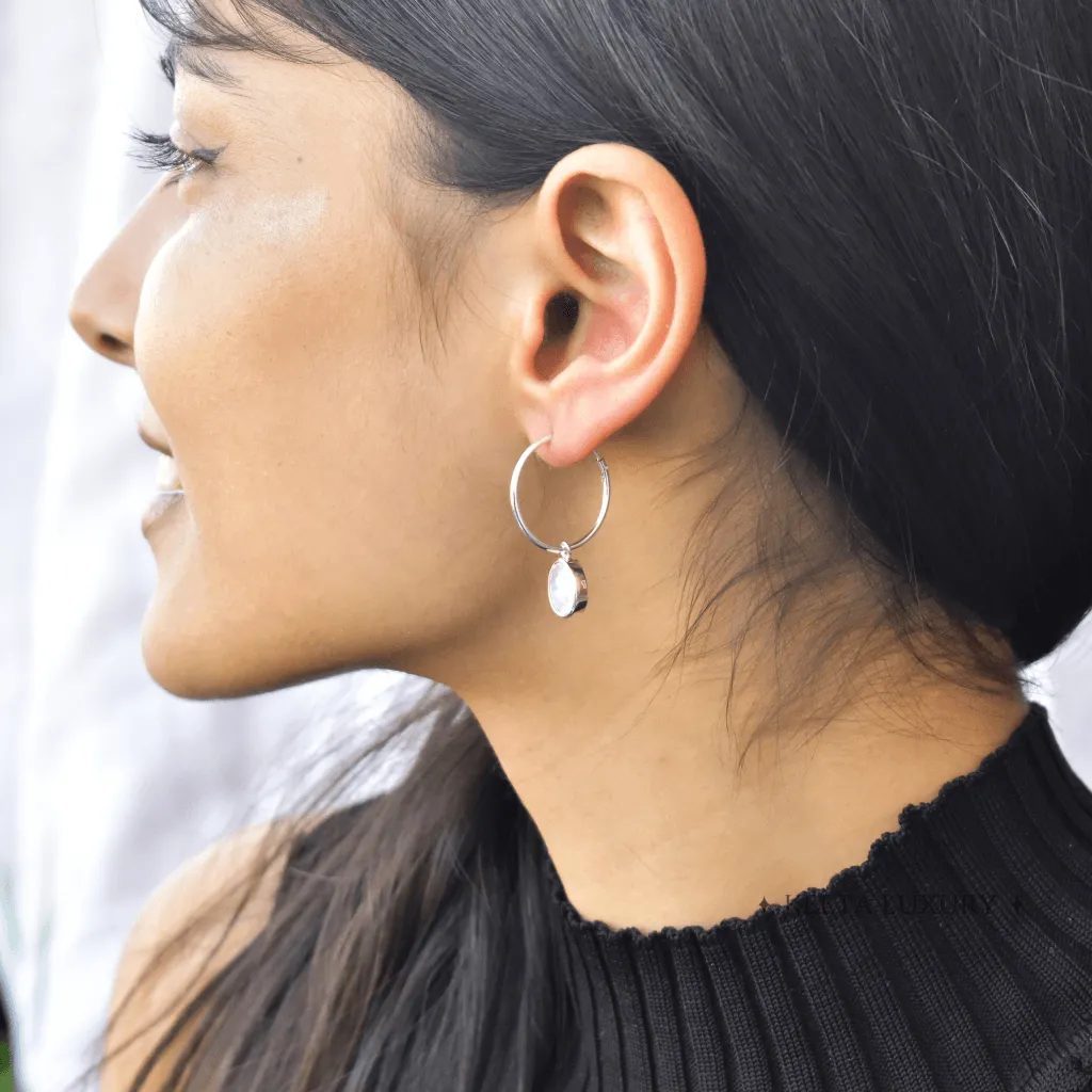 Celestial - Moonstone Earrings