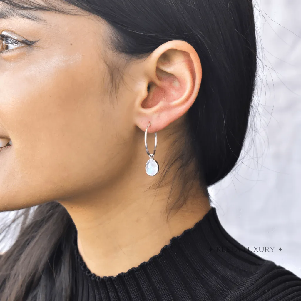 Celestial - Moonstone Earrings