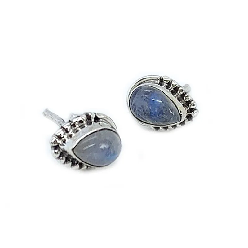 Chotto Moonstone Teardrop Bohemian Earrings