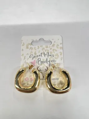 Chunky Gold Earrings