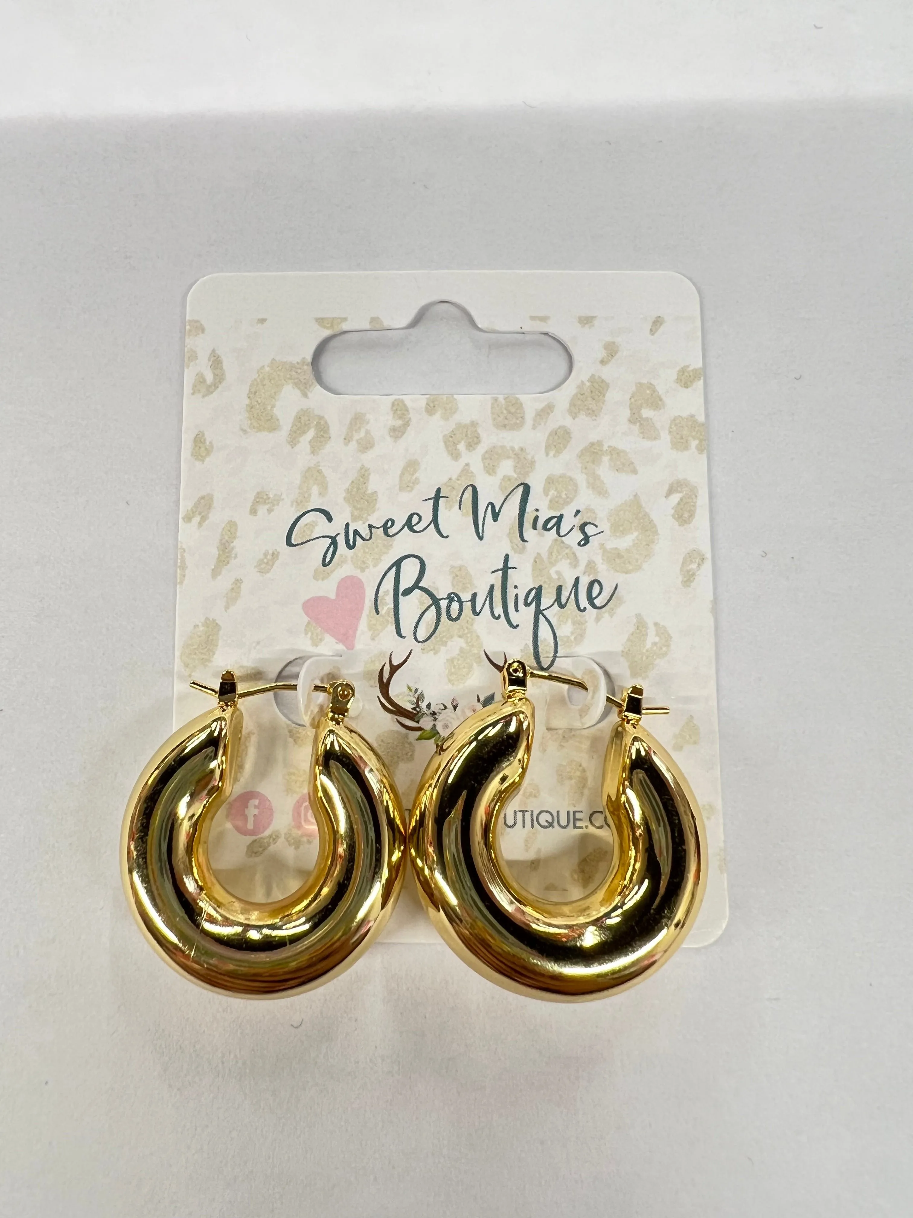 Chunky Gold Earrings