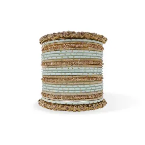Classic Bangle Set in Pistachio Green
