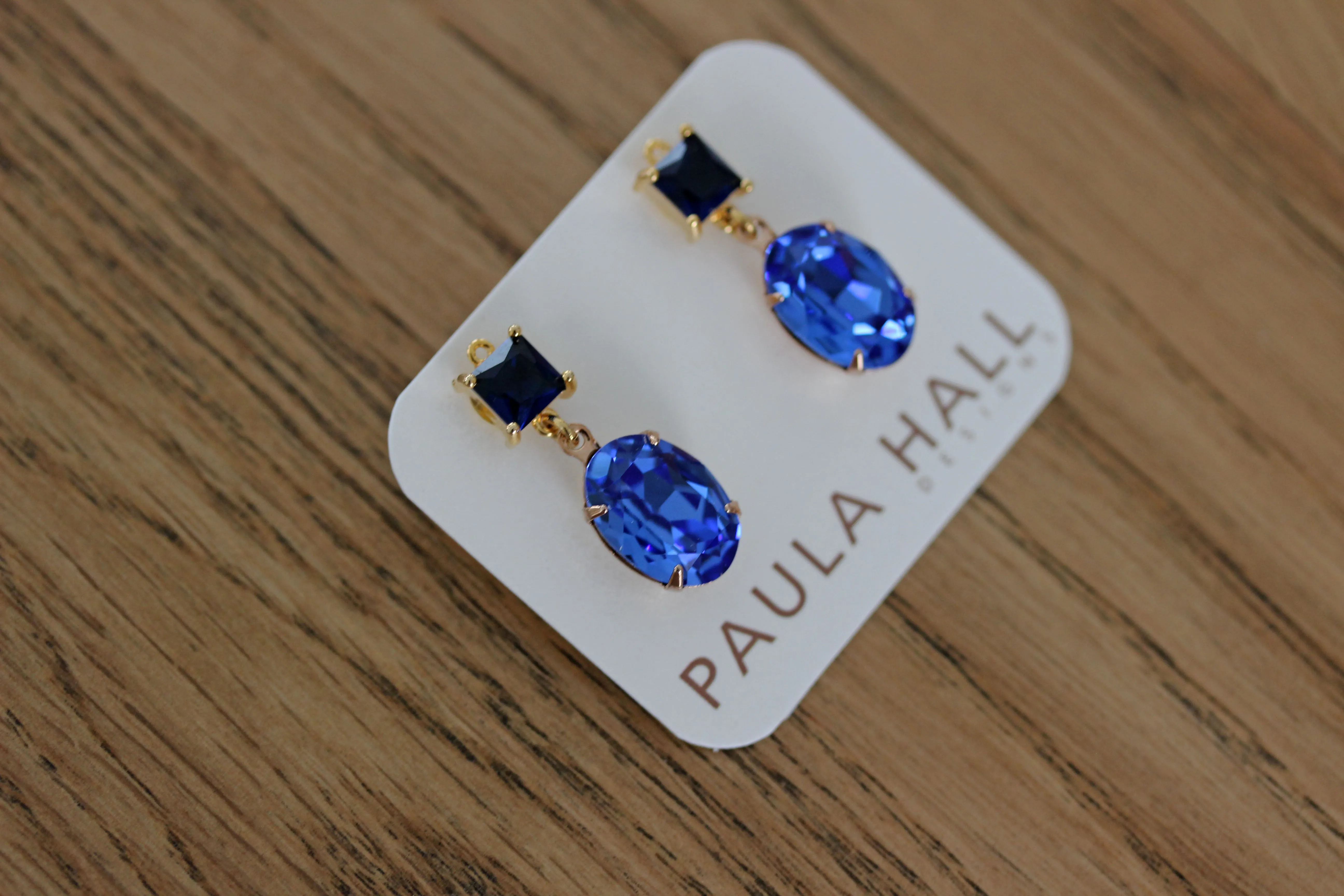 Classic Solitaire Drops in Sapphire