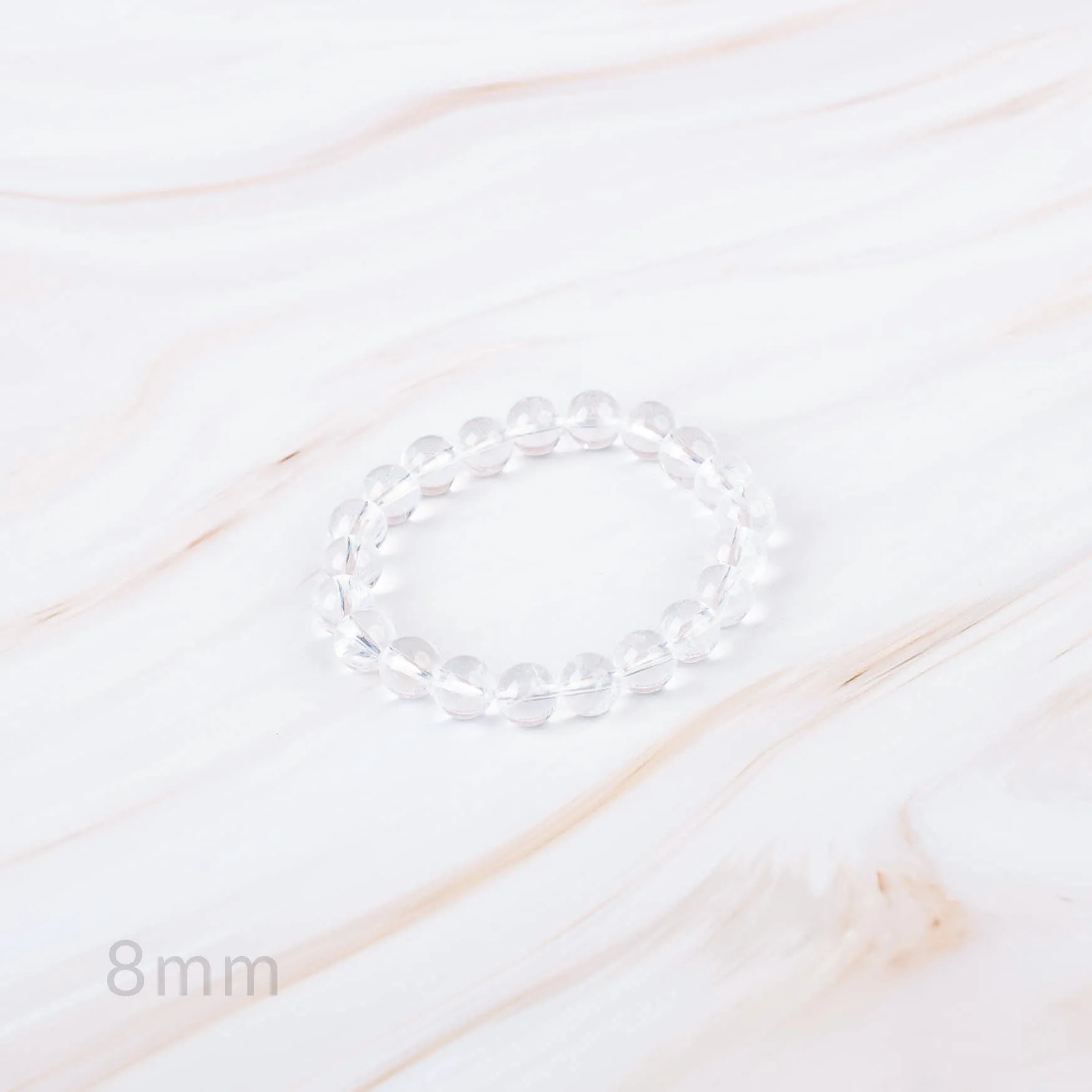 Clear Quartz Beaded Bracelet
