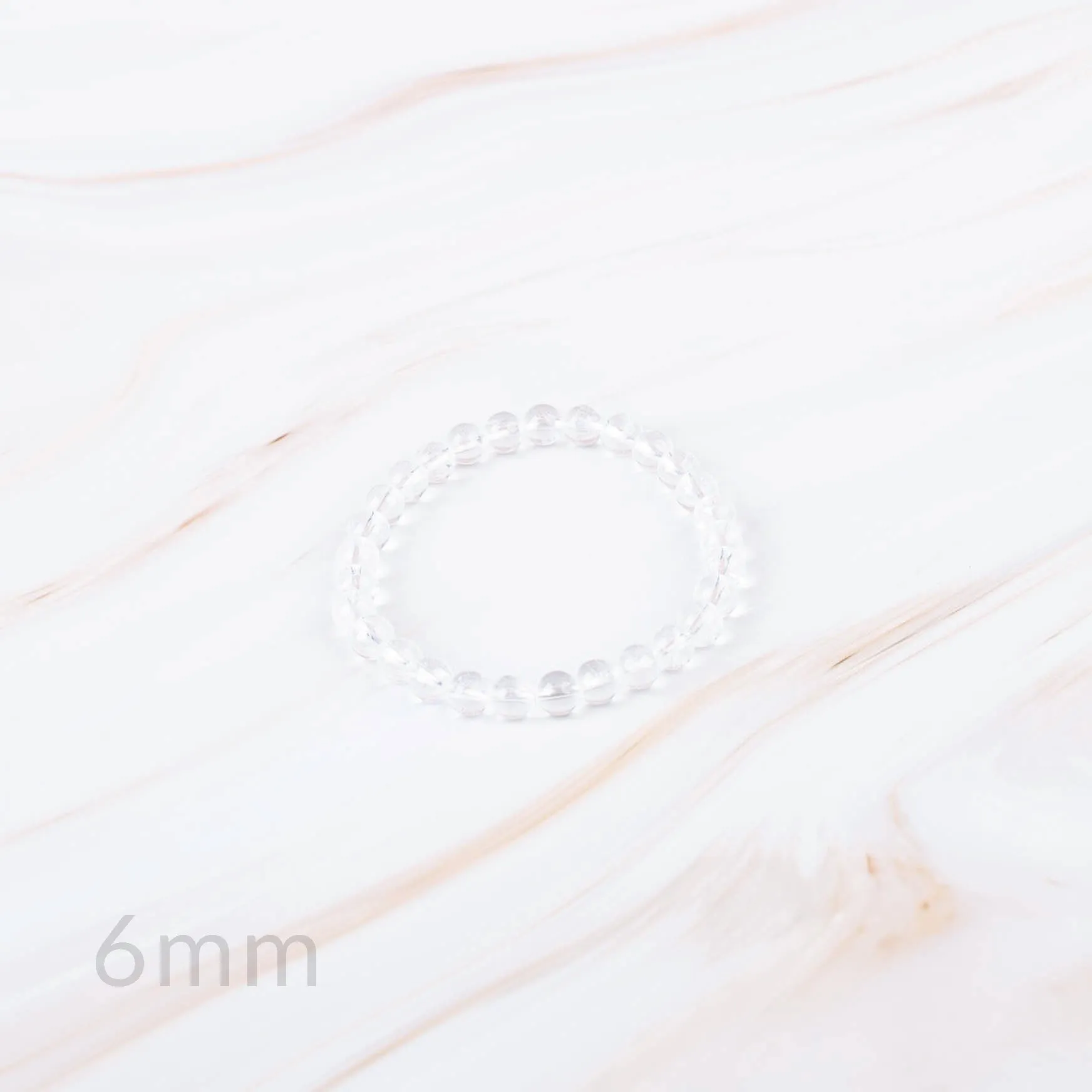 Clear Quartz Beaded Bracelet