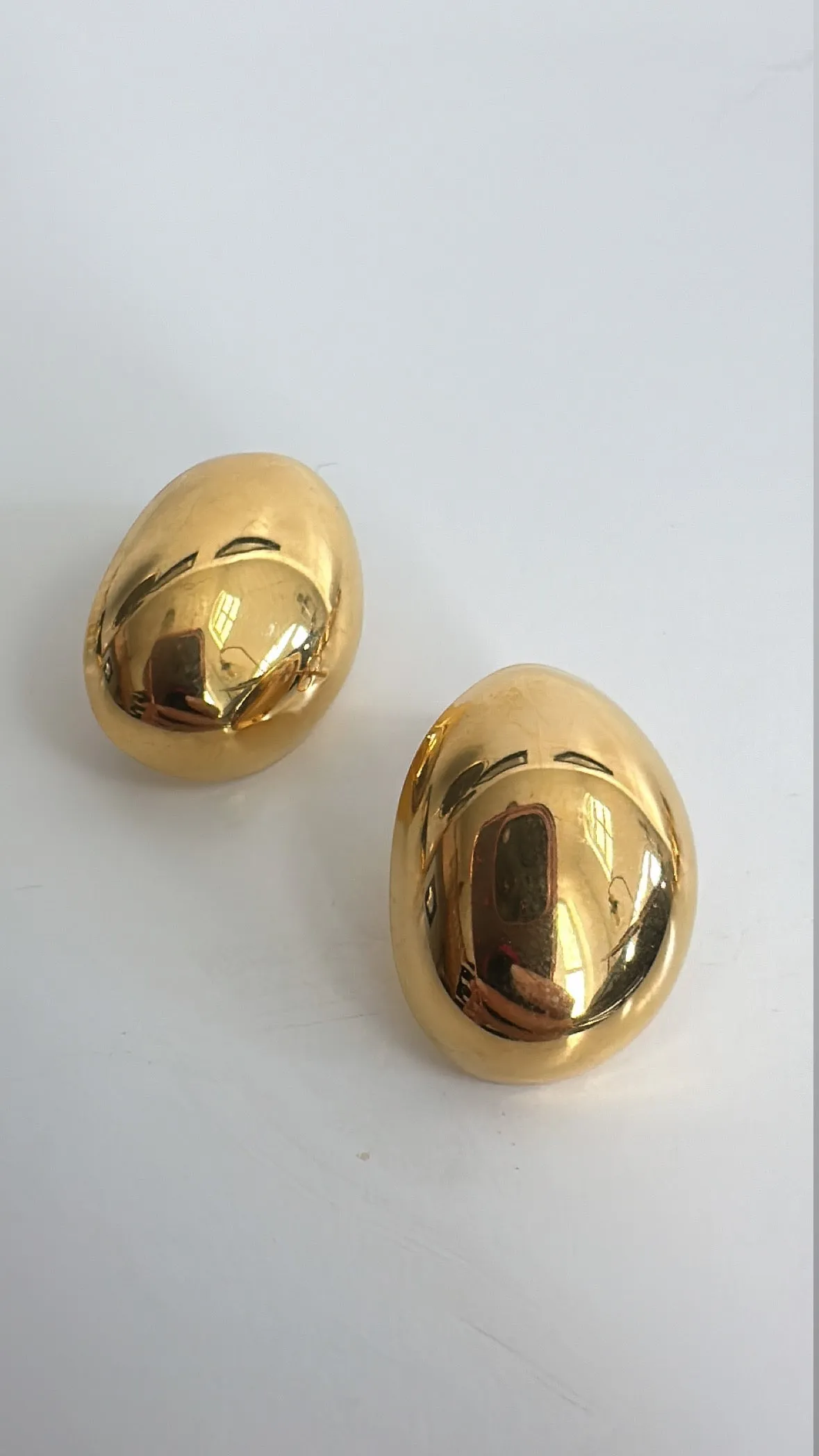 Cleo - Small Gold Dome Earring