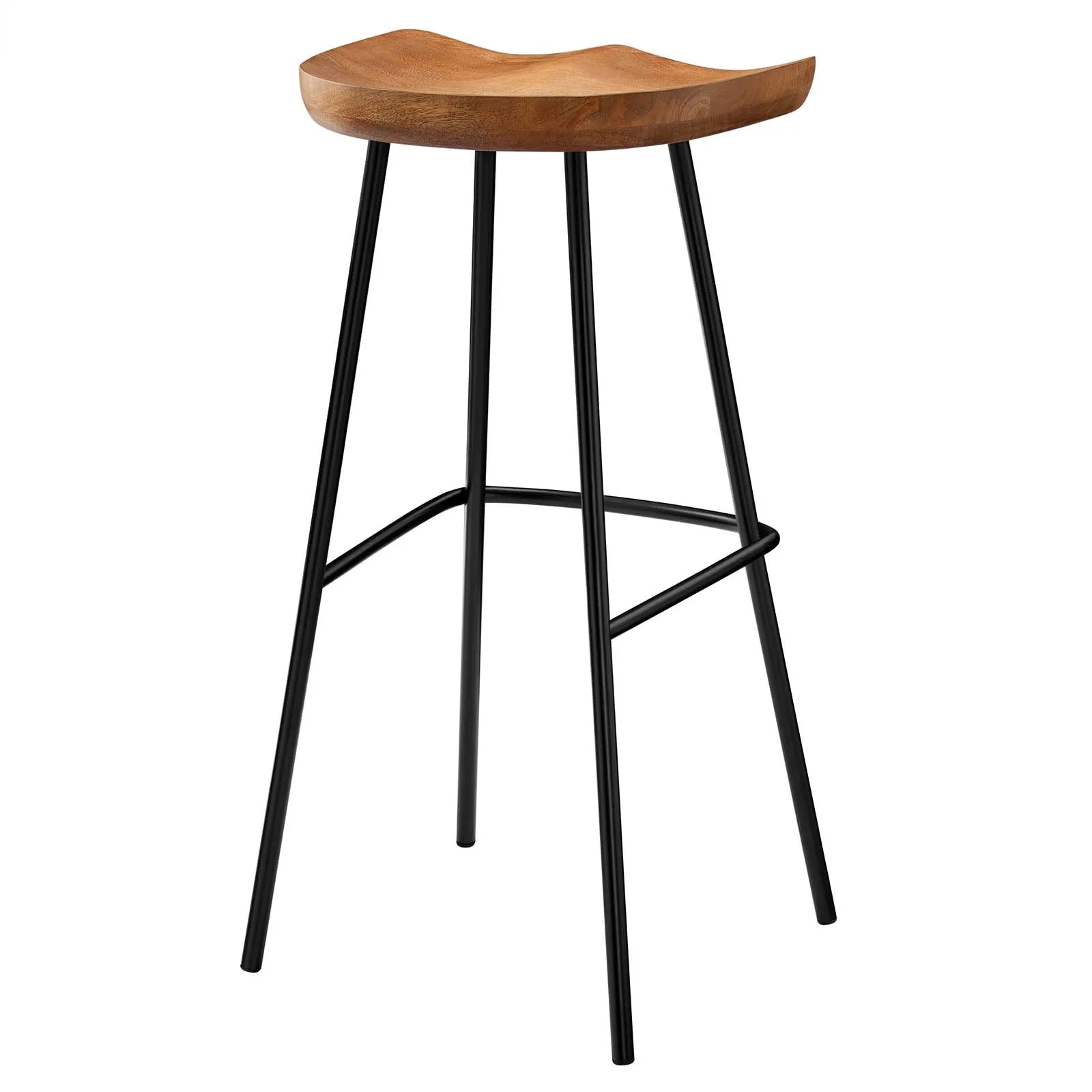 Concord Backless Wood Bar Stools - Set of 2 By Modway - EEI-6742