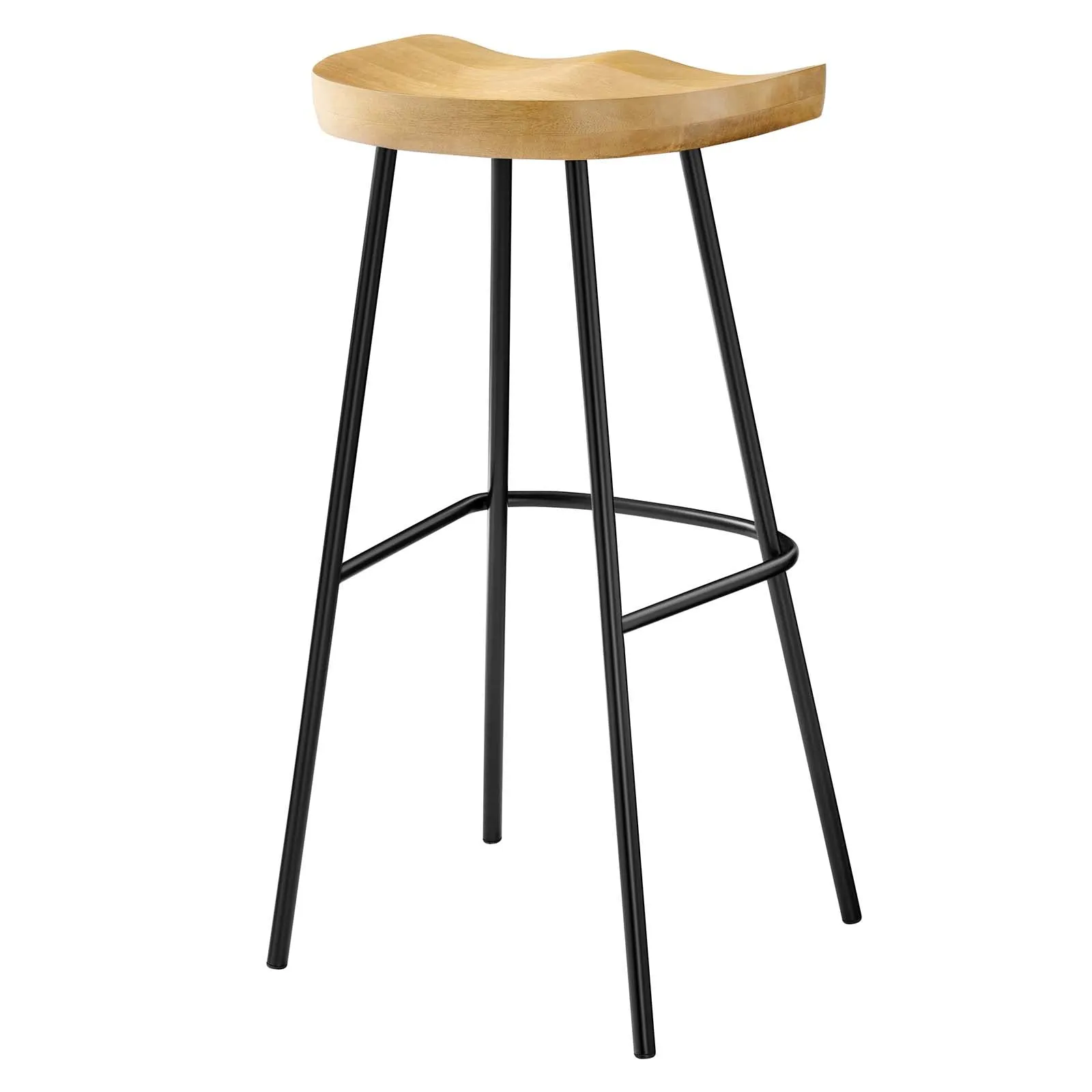 Concord Backless Wood Bar Stools - Set of 2 By Modway - EEI-6742