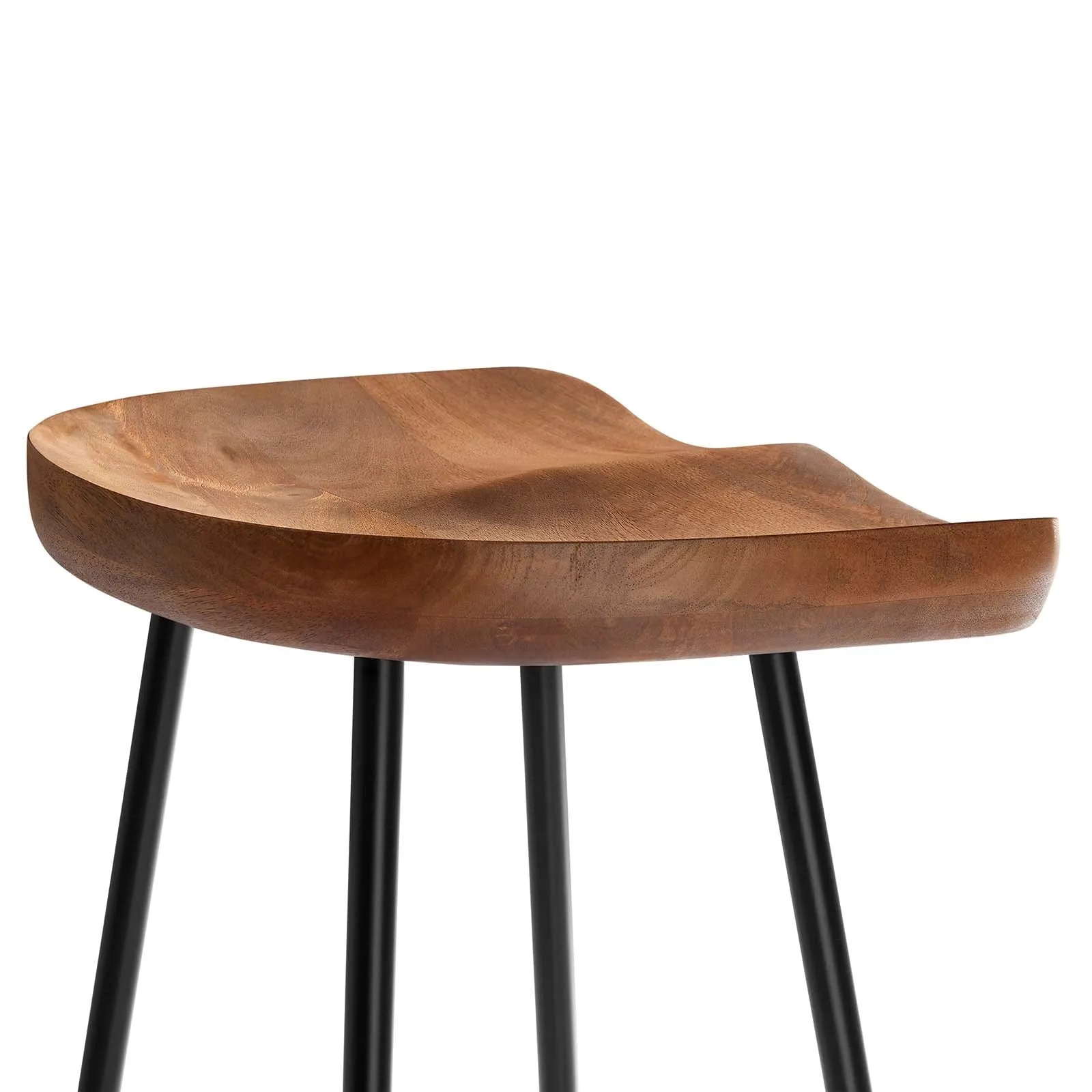 Concord Backless Wood Bar Stools - Set of 2 By Modway - EEI-6742