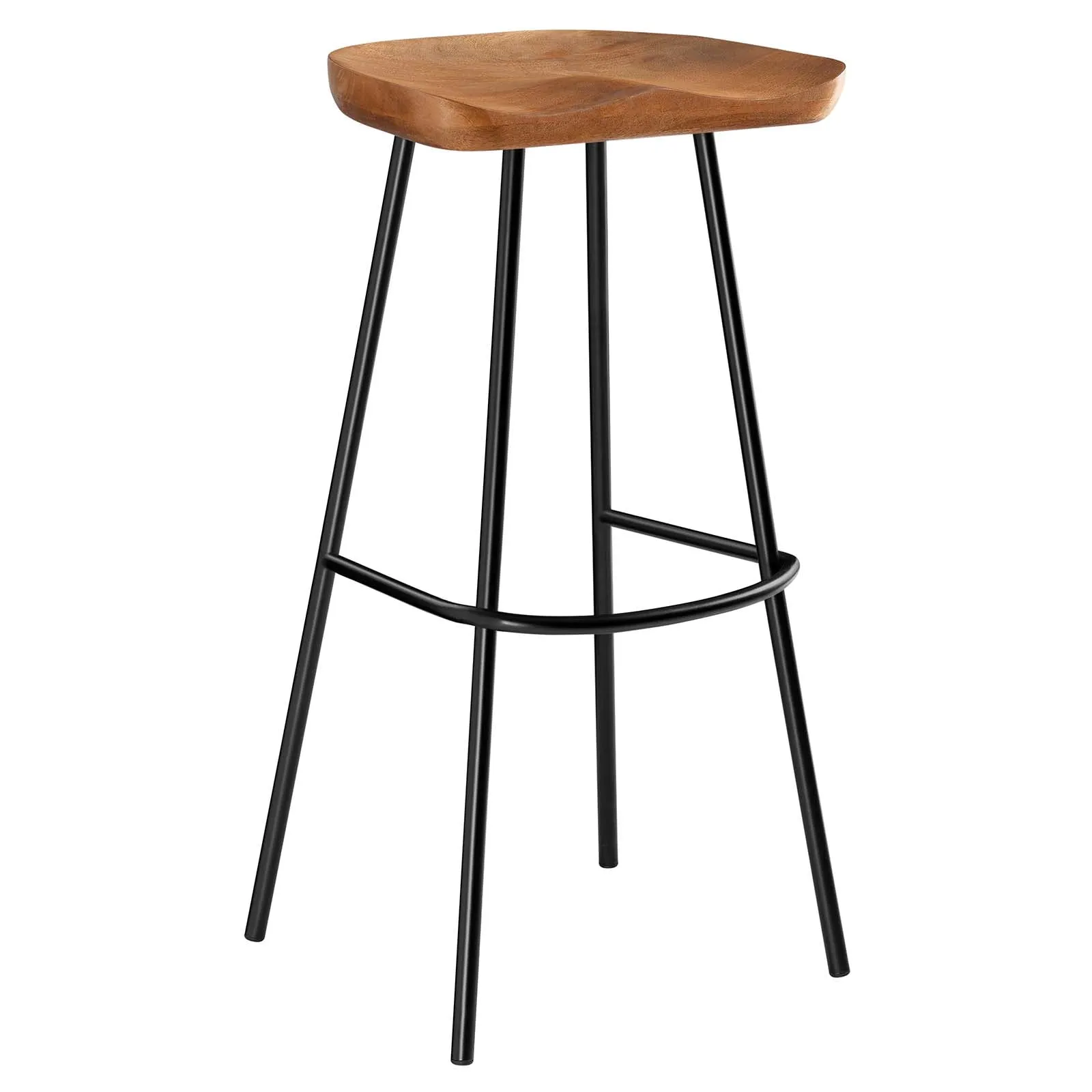 Concord Backless Wood Bar Stools - Set of 2 By Modway - EEI-6742
