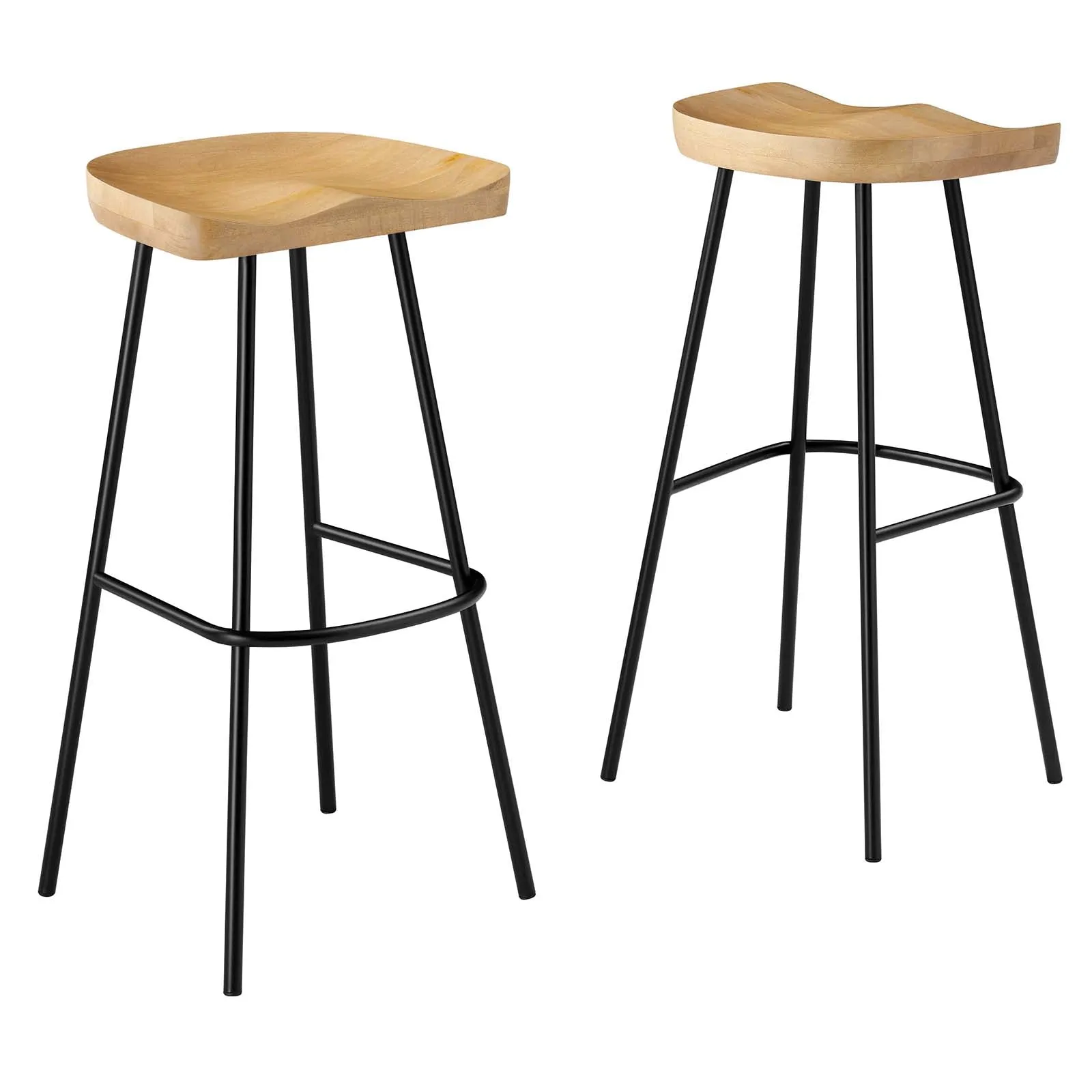 Concord Backless Wood Bar Stools - Set of 2 By Modway - EEI-6742