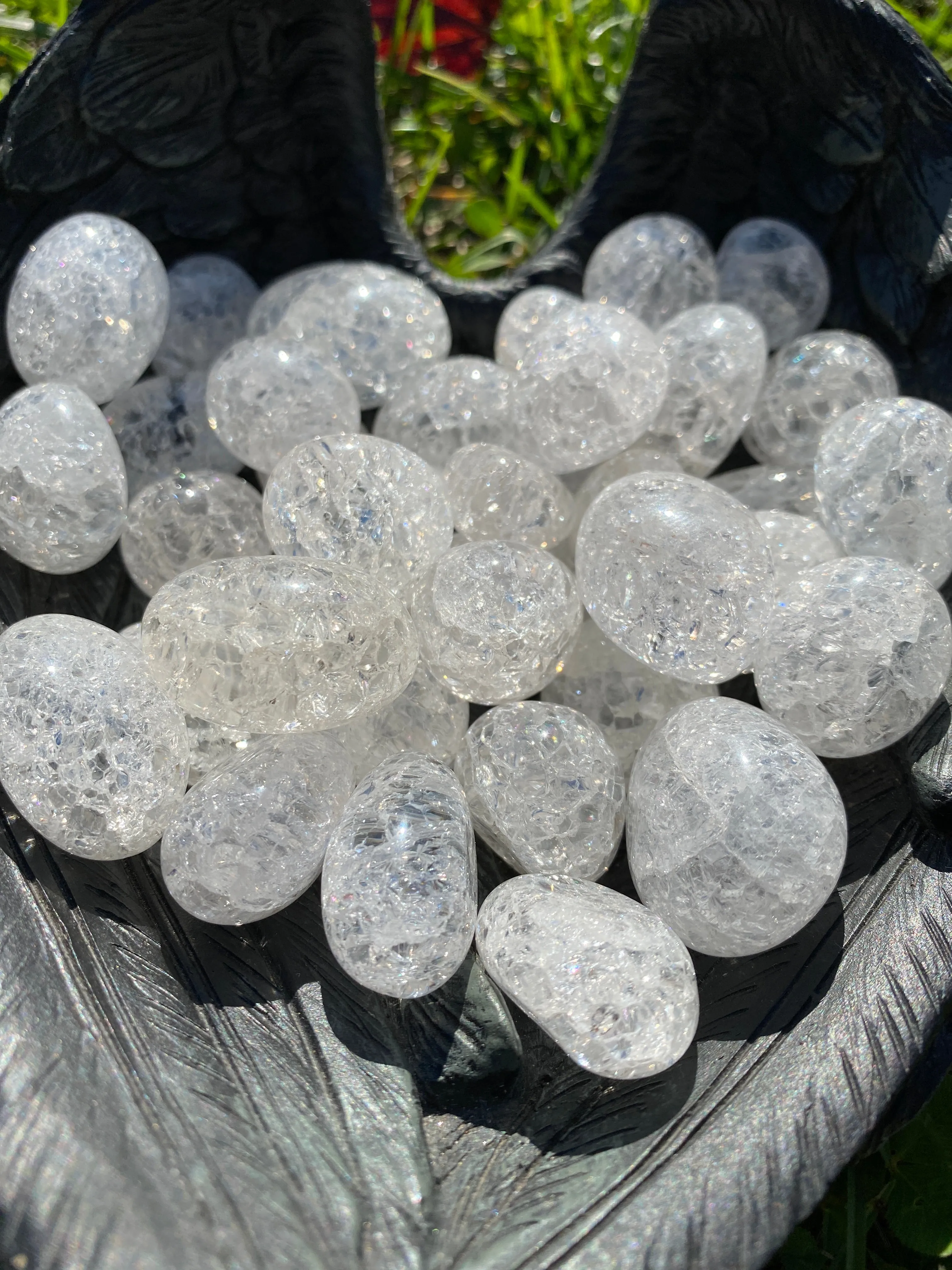Crackle Quartz Tumbled Gemstone