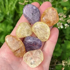 Crackled Quartz Tumblestone