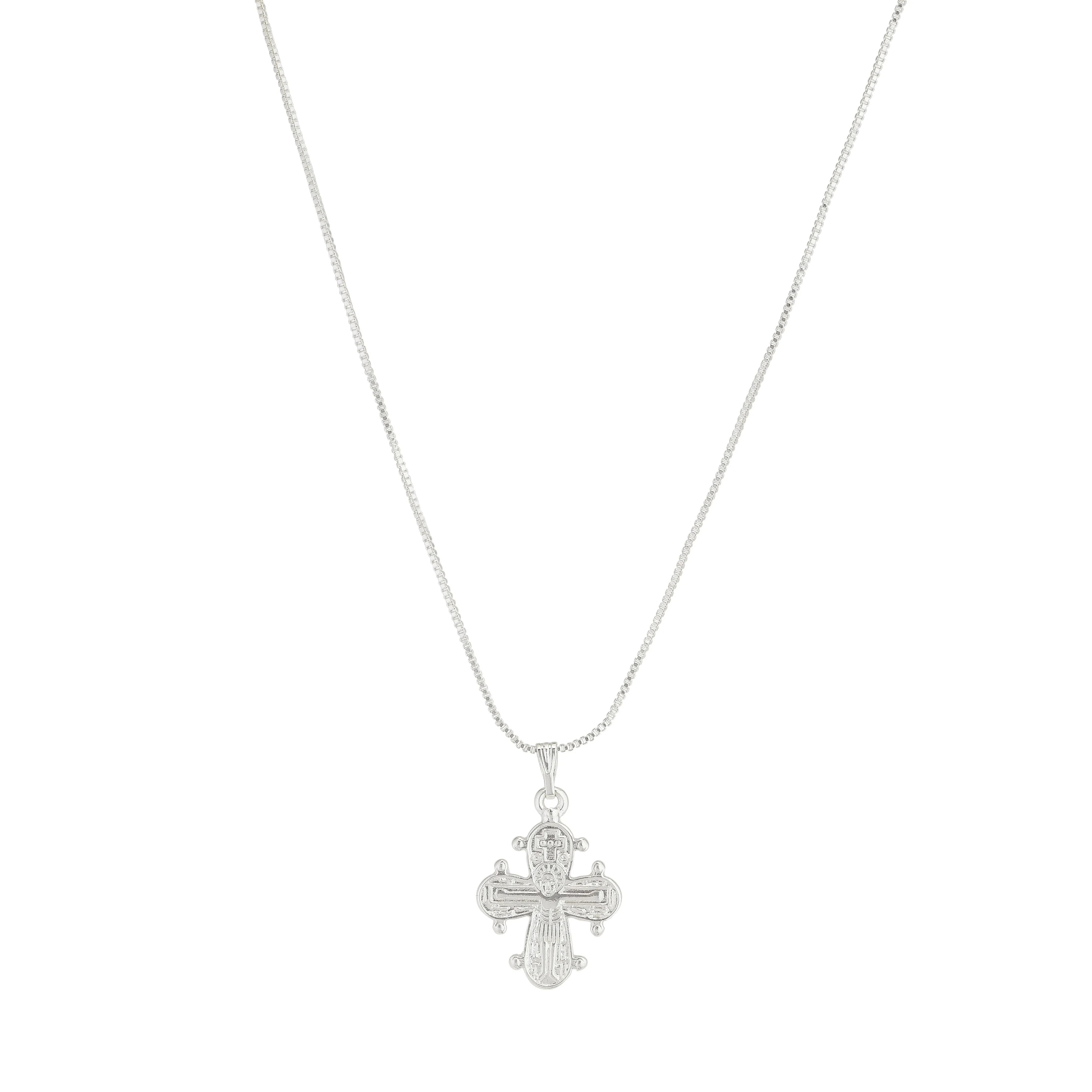 DAGMAR recycled pendant necklace silver-plated