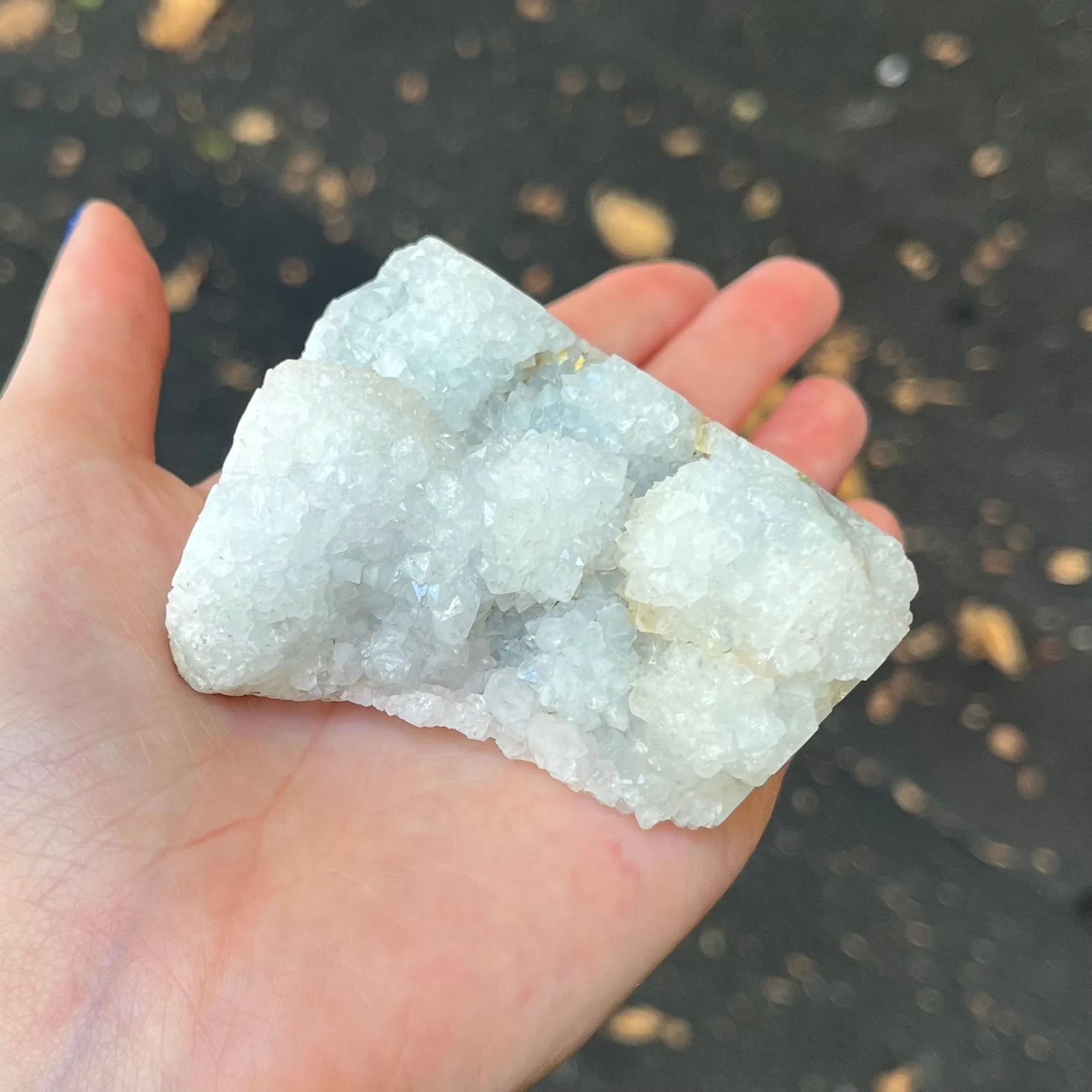 Drusy Quartz Cluster