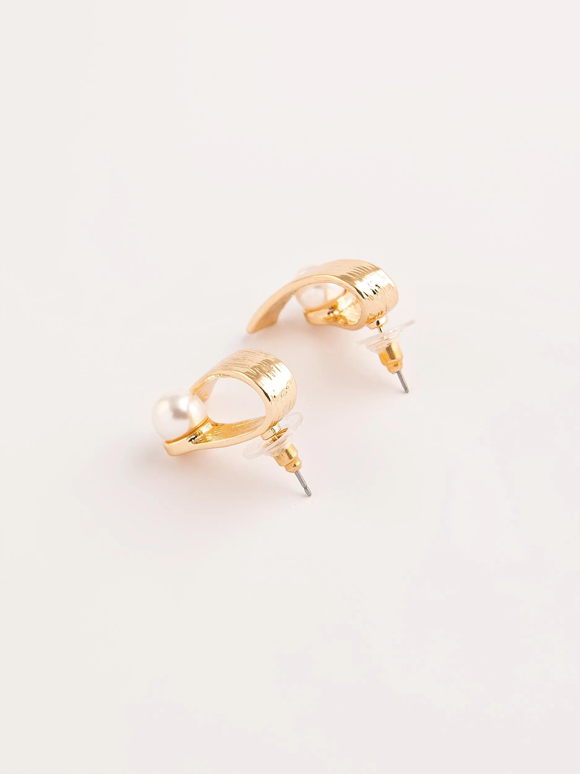 Embellished Folded Earrings